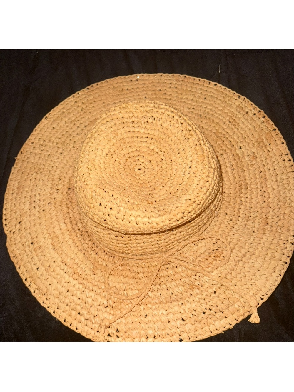 Straw Wide-Brim Sun Hat - Natural